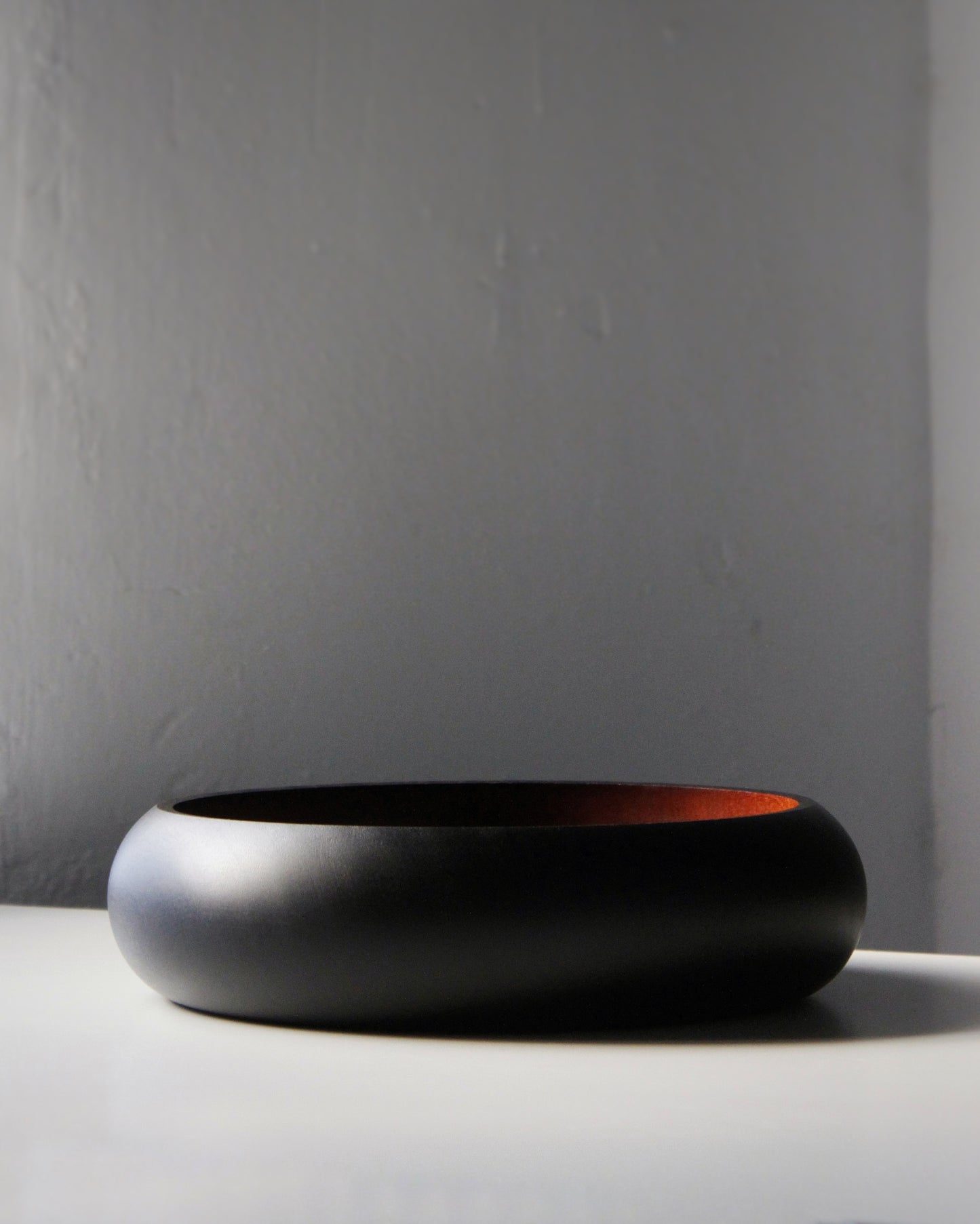 A248 Ebonized Sapeli Wood Centerpiece