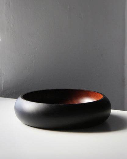 A248 Ebonized Sapeli Wood Centerpiece