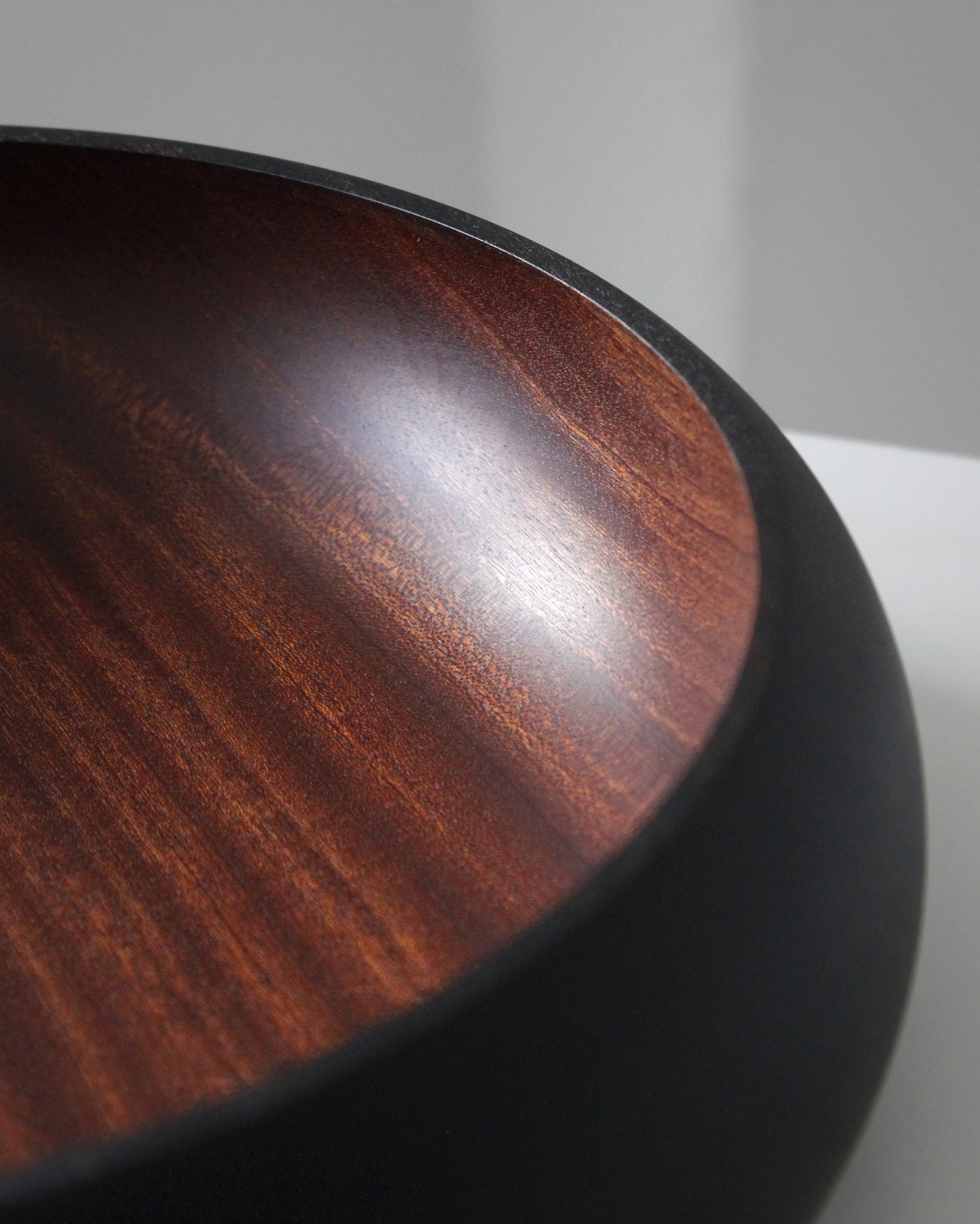 A158 Ebonized Sapele Wood Center