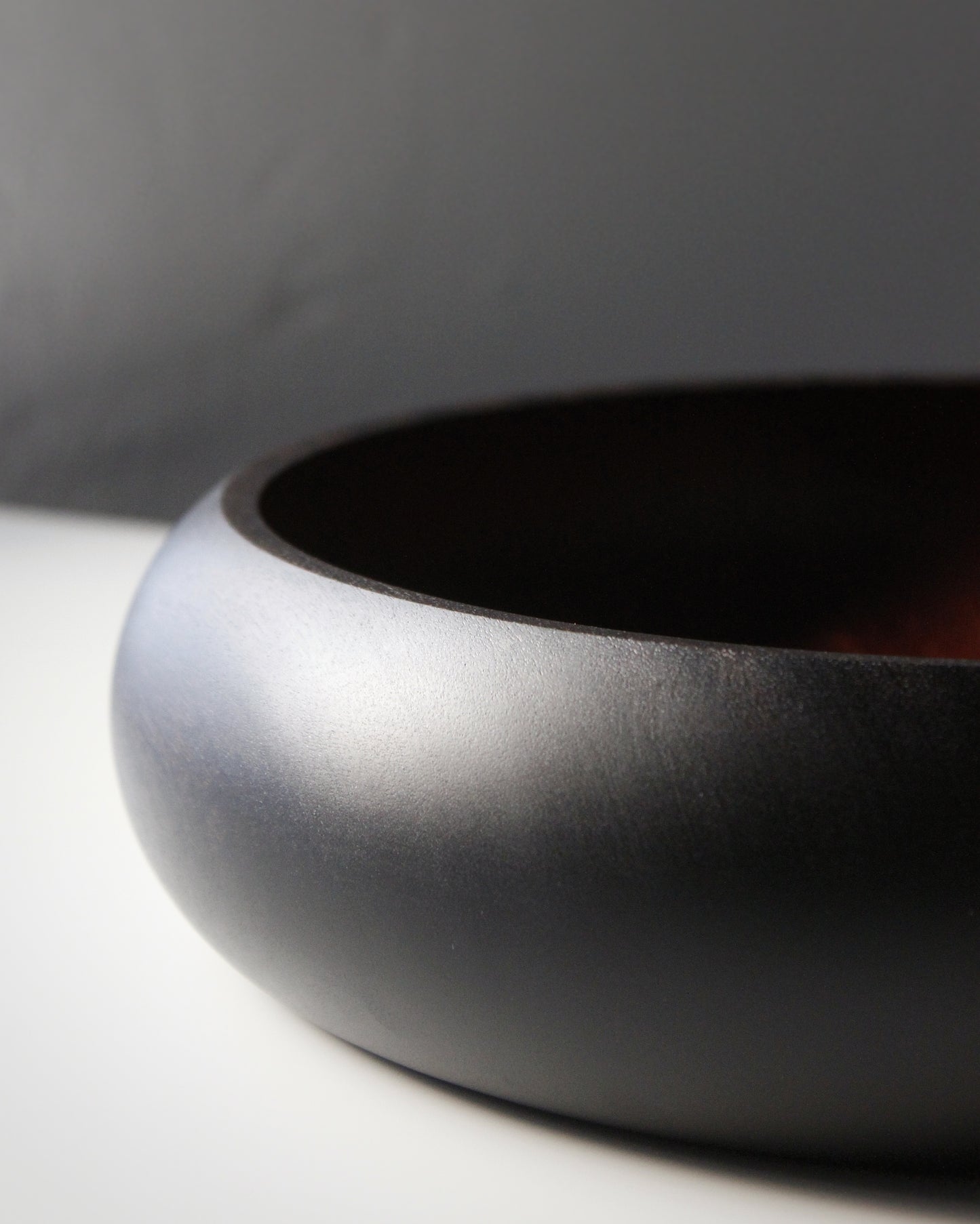 A248 Ebonized Sapeli Wood Centerpiece