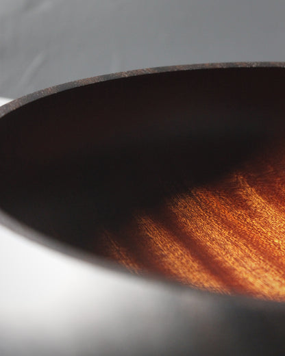 A248 Ebonized Sapeli Wood Centerpiece