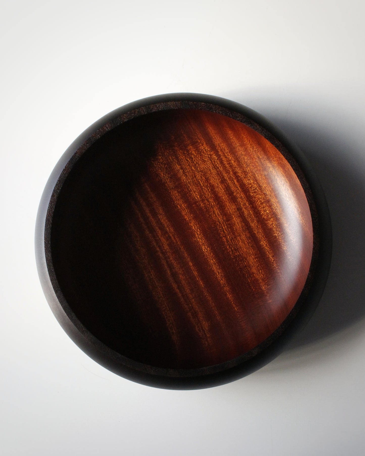 A248 Ebonized Sapeli Wood Centerpiece