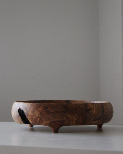 A166 Spanish Olive Wood Centerpiece