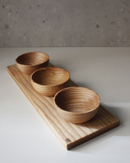 S07 Ash board and bowl set