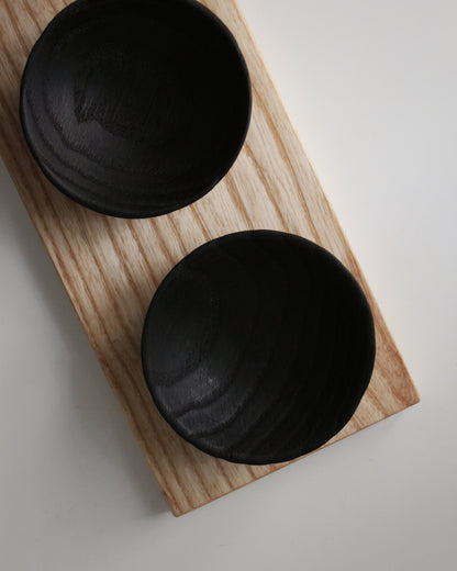 S09 Ash board and European Oak bowl set