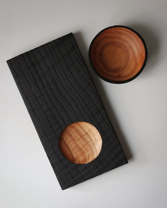 S11 European Oak Board and Bowl Set