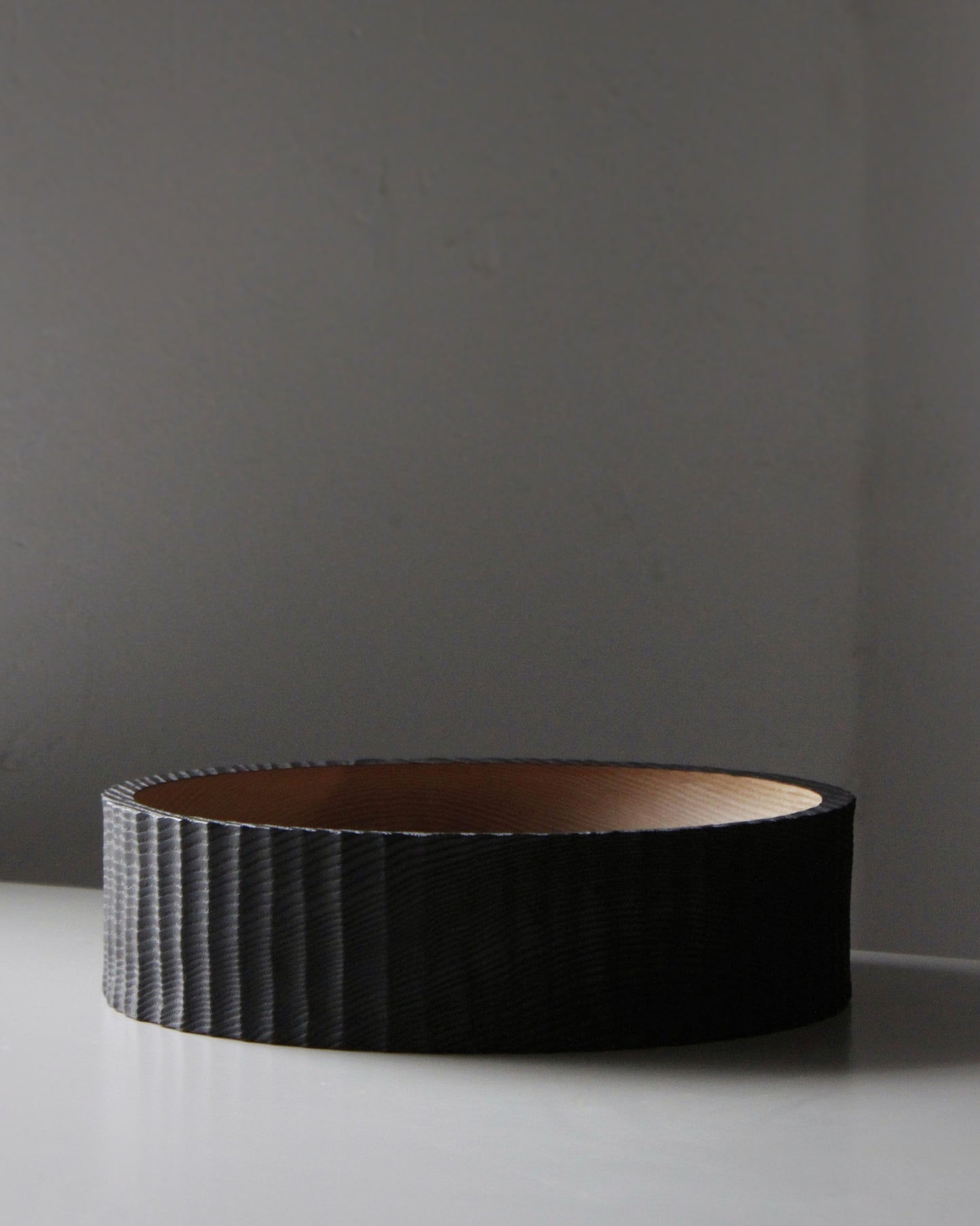 A235 Ash wood centerpiece with Yakisugui finish