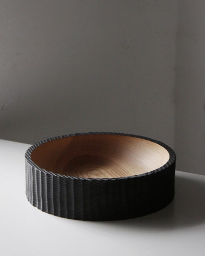 A235 Ash wood centerpiece with Yakisugui finish