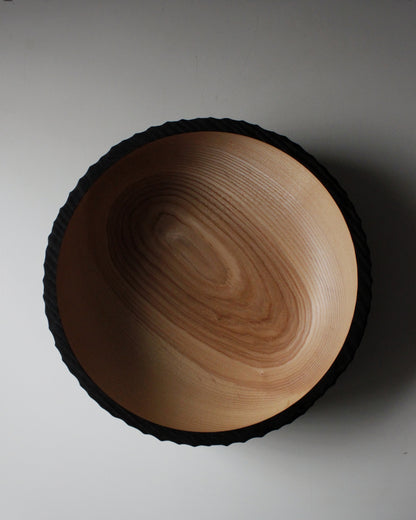 A235 Ash wood centerpiece with Yakisugui finish