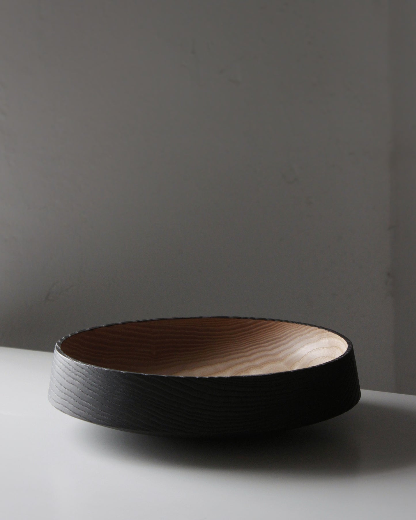 A235 Ash wood centerpiece with Yakisugui finish