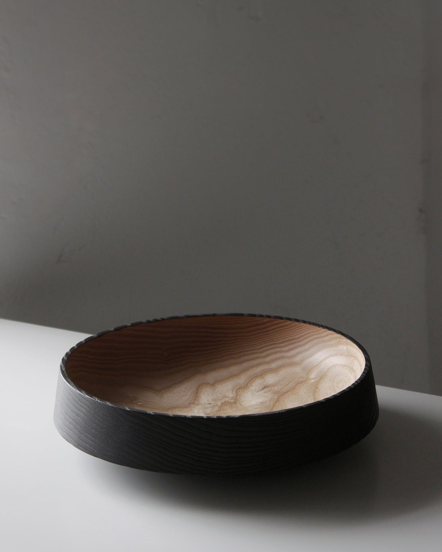 A235 Ash wood centerpiece with Yakisugui finish