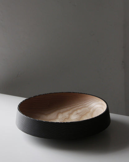 A235 Ash wood centerpiece with Yakisugui finish
