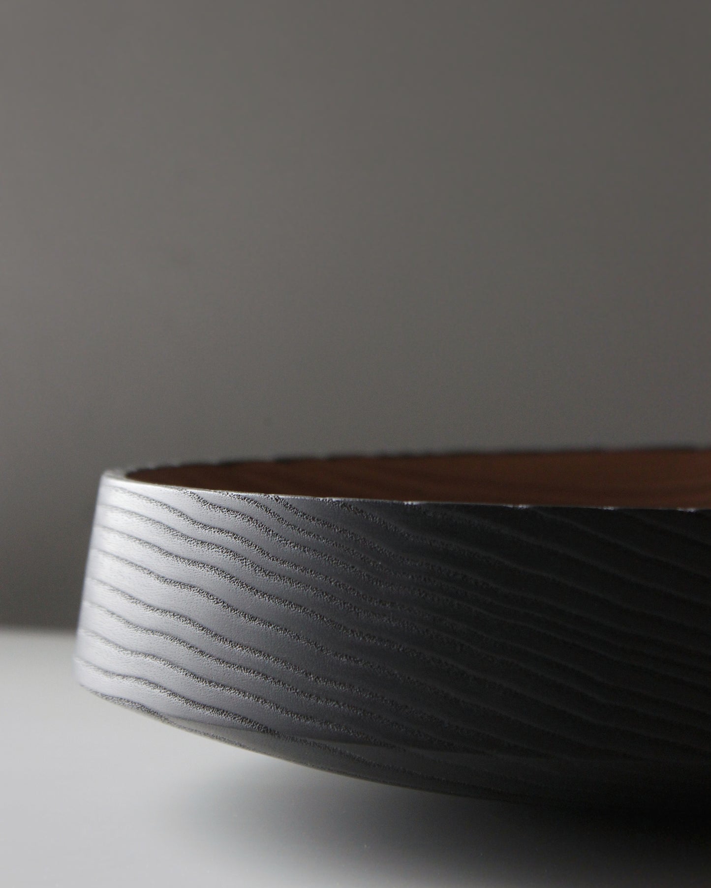 A235 Ash wood centerpiece with Yakisugui finish