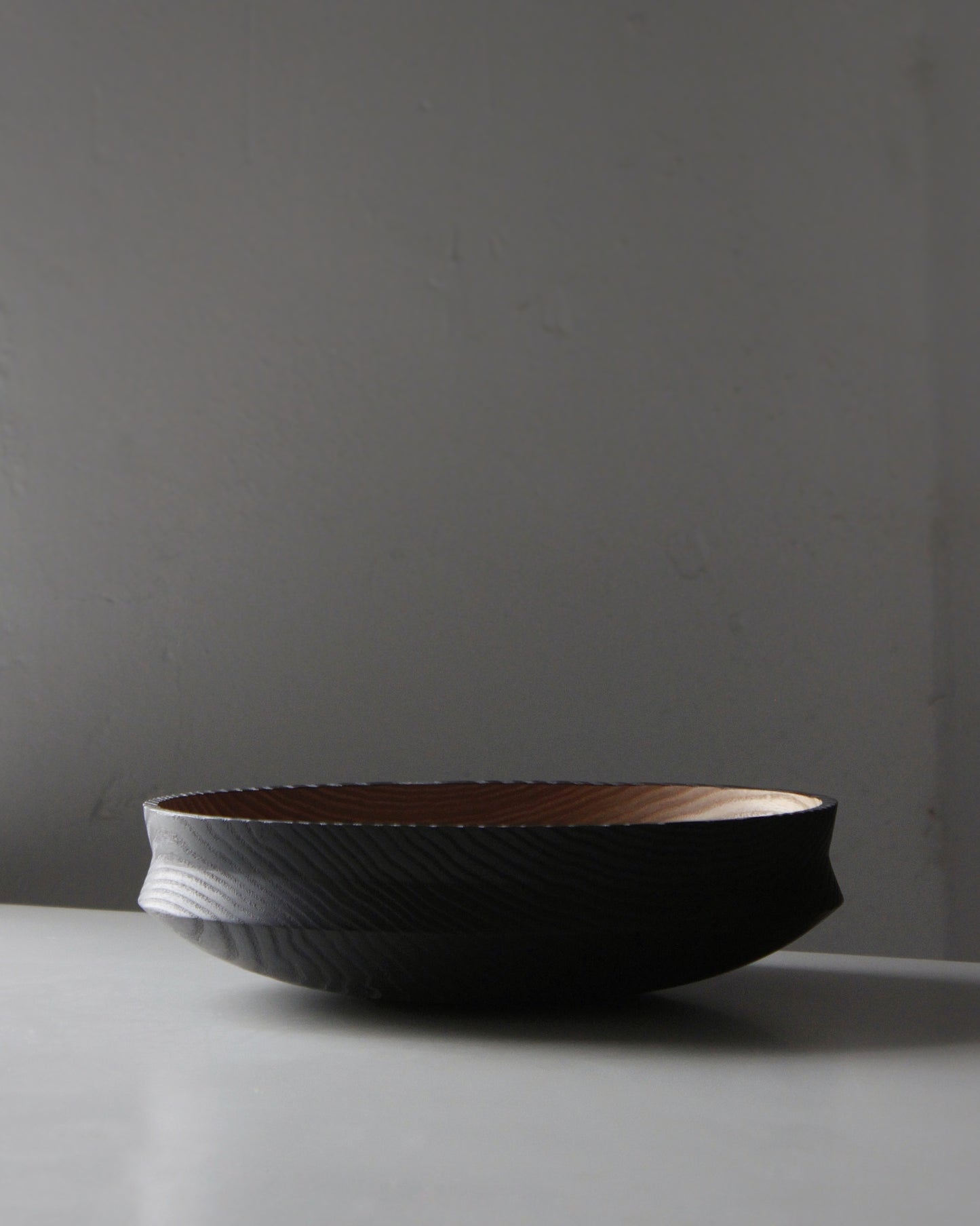 A235 Ash wood centerpiece with Yakisugui finish
