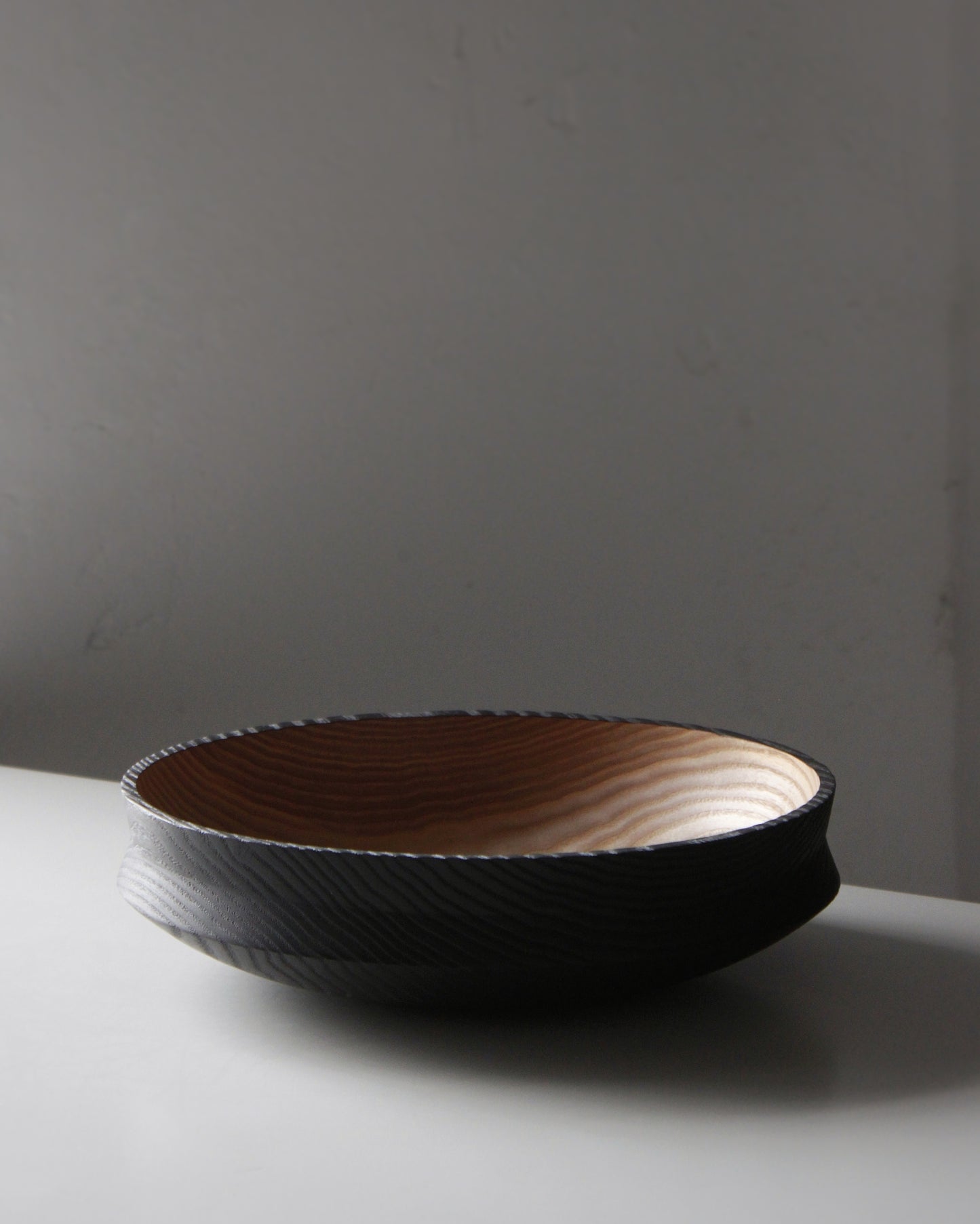 A235 Ash wood centerpiece with Yakisugui finish