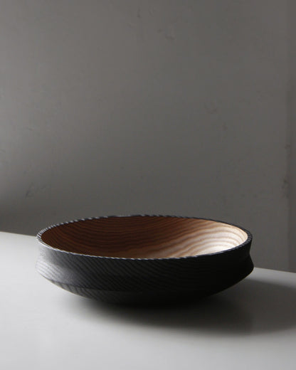 A235 Ash wood centerpiece with Yakisugui finish