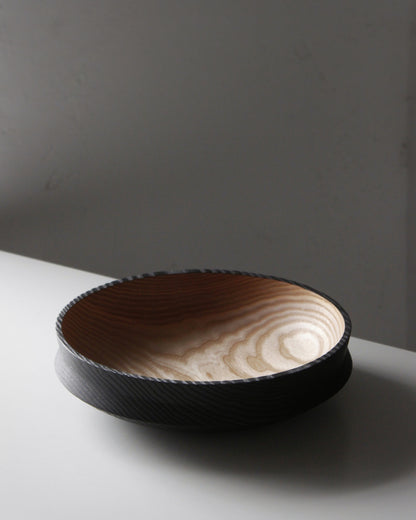 A235 Ash wood centerpiece with Yakisugui finish