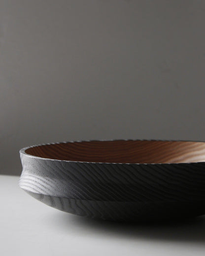 A235 Ash wood centerpiece with Yakisugui finish