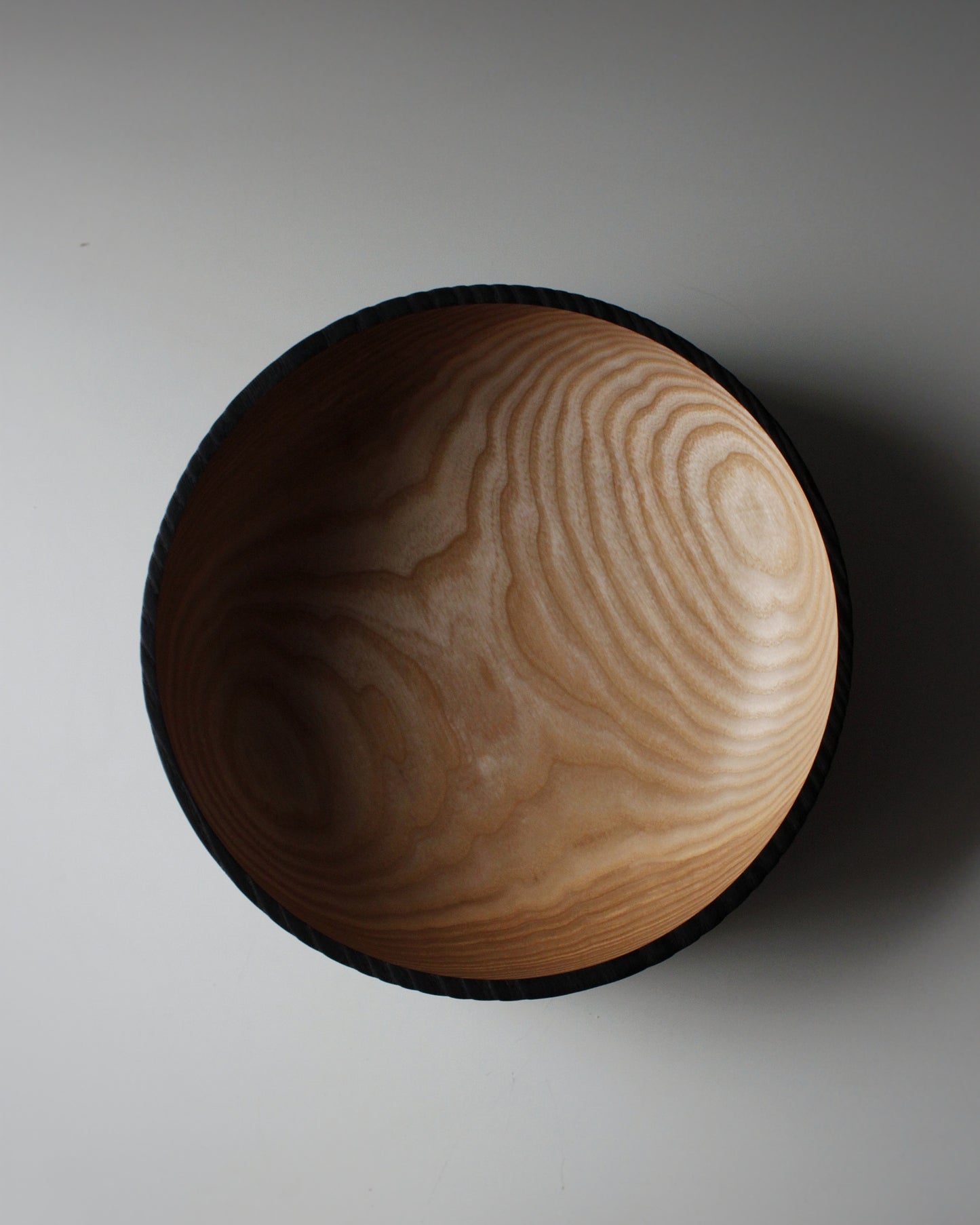 A235 Ash wood centerpiece with Yakisugui finish