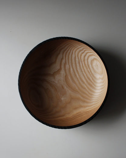 A235 Ash wood centerpiece with Yakisugui finish