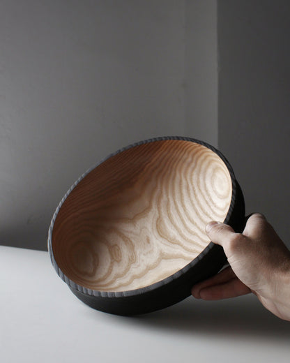 A235 Ash wood centerpiece with Yakisugui finish