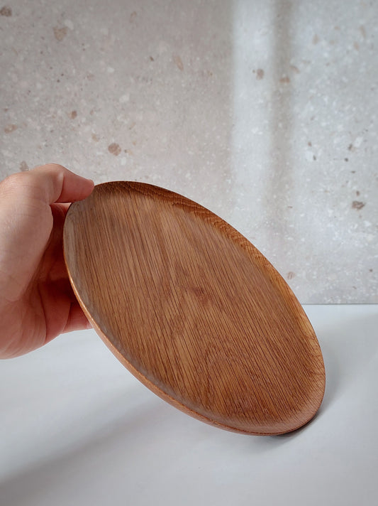 A10 Plato de madera de Roble Americano