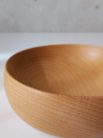 A15 Small beech wood bowl