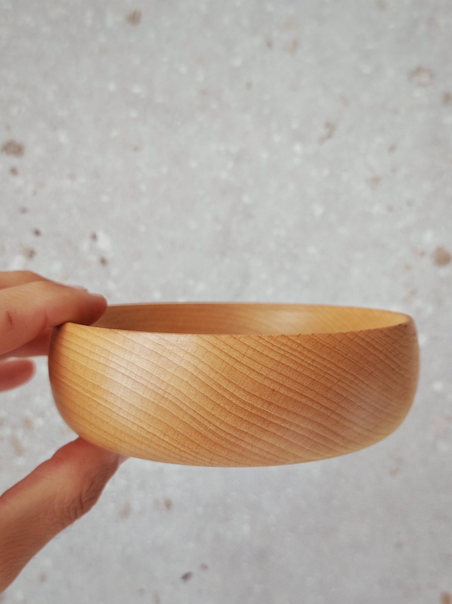 A15 Small beech wood bowl